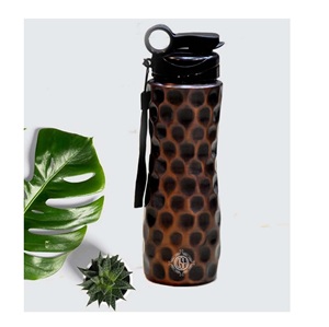100% Pure Handmade Hammered Copper Leakproof Matte Vacuum <b>Flask</b> Custom Fitness Sport Style Manufacturer Direct Drinking <b>Bottle</b> - Product Image 6