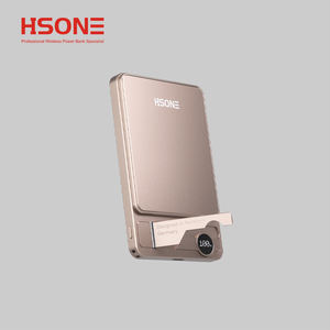 Batería Externa Magnética Ultrafina F15 L de 10000 mAh, Aleación de Aluminio con Carga Rápida de 20 W, Cargador Inalámbrico, Pantalla LED, 3 en 1, HISONE - Product Image 1