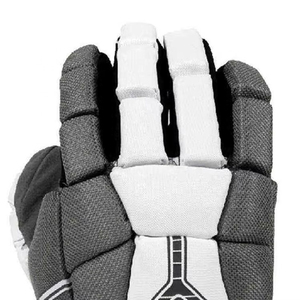 Guantes de Hockey sobre Hielo, Dedos Completos, Transpirables, Ligeros, Cierre de Gancho y Bucle, Color Gris Blanco, Piel Sintética, Unisex, Deportivos - Product Image 6
