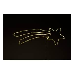 Luces de Navidad Comet Star H27 cm RGB con Rayas, 163 Pre-Qu' Italia IP44 D4092 1pc Light Games - Product Image 1