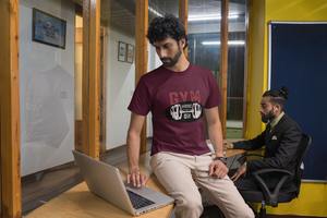 Asequible Camiseta para hombre Casual Algodón Verano Manga corta Elegante Impreso Cuello redondo Moda Camiseta Gimnasio Deportes Ropa de uso diario - Product Image 3