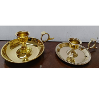 Aladin Gold Eisen Galvanisierter Tragbarer Tisch-Kerzenhalter Letterpress-Drucksets Heimdekoration Hochzeit Geburtstag