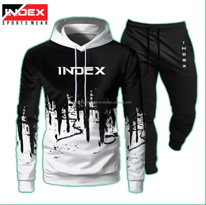 Venta al por mayor unisex personalizado 100% algodón chándal con capucha Top con último estilo de invierno para hombres y mujeres - Product Image 2