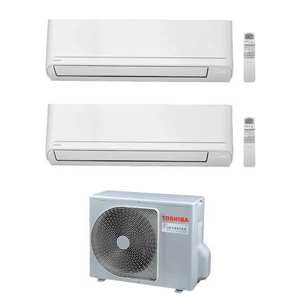 Aire Acondicionado Split Dual Inteligente Toshiba Seiya 10000+10000 BTU Wifi Inverter R32 A+++ con Funciones Variables RAS-2M14G3AVG-E - Product Image 1