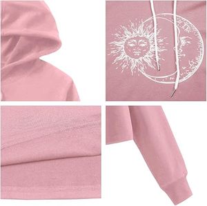 Sudadera Corta de Algodón para Mujer con Cuello de Cremallera, Logotipo Personalizado al por Mayor, Diseño OEM, Top Corto de Talla Grande Más Vendido, Logotipos Delanteros y Traseros - Product Image 2