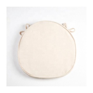 Pastoral Solid Style Cotton Cloth Seat Cushion Round Dining <b>Chair</b> Mat With String Office <b>Chair</b> Small Floral Student Stool <b>Pad</b> - Product Image 1