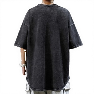 เสื้อยืดครอปคอกลมทรงโอเวอร์ไซส์ คุณภาพสูง แฟชั่นใหม่รับซัมเมอร์ ผ้าฝ้าย 100% ซักแล้ว แห้งไว ระบายอากาศได้ดี รับสั่งทำพิเศษ - Product Image 1