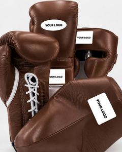 Professional <b>Moisture</b> Wicking Full Finger Winning Boxing Set Top Quality Brand New Genuine Leather Winning Boxing <b>Gloves</b> Set - Product Image 4