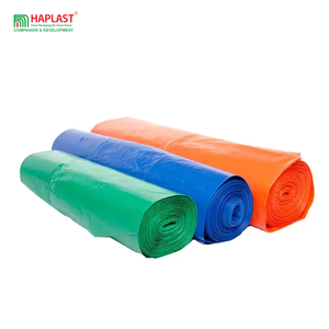 Multi Size and Color Trash Bag on Roll Plastic 55Gallon Portable C-Fold PE Folding <b>Bin</b> Liner <b>Kitchen</b> Coreless Garbage Bag - Product Image 2