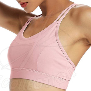 Ropa de gimnasio Sujetador deportivo para niña con 100% Spandex/Tela de nailon Entrenamiento Sujetador deportivo para mujer Personalizar su propio logotipo de marca - Product Image 3