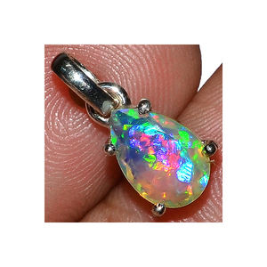 Colgante de ópalo etíope de Plata de Ley 925, joyería de alta calidad a la venta - Product Image 5