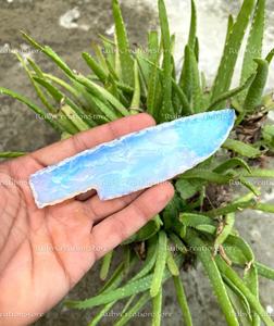 Couteaux en opale de qualité supérieure, taillés à la main (3-6,5), cristal irisé, décoration d'autel, lame de pierre rituelle, affichage spirituel, cadeau pour la maison - Product Image 4