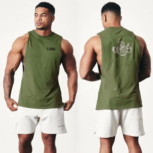 ผู้ผลิตเสื้อกล้ามออกกำลังกายผู้ชายแบบกำหนดเอง ขายส่ง OEM รับผลิตเสื้อผ้ากีฬาตามสั่ง ผลิตจำนวนมาก - Product Image 1