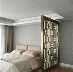 Divisorio in Metallo con Saldatura Invisibile in Acciaio Inox Stile Moderno per Lobby di Hotel, <span class=keywords><strong>Parete</strong></span> Decorativa dal Produttore - Product Image 3