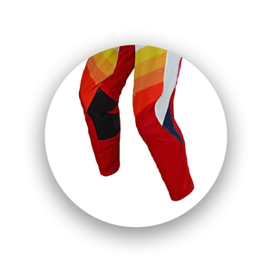 กางเกงโมโตครอสแบบแห้งเร็วพิมพ์ลายออกแบบได้ตามต้องการชุดกีฬาระบายอากาศสำหรับรถจักรยานยนต์และการแข่งรถอัตโนมัติตัวเลือกขนาดพิเศษในปากีสถาน - Product Image 6