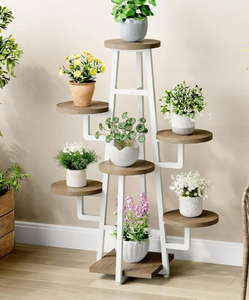 Présentoir à Fleurs en Métal pour Salon, Design Moderne Unique, Balcon, Extérieur et Intérieur, Présentoir à Fleurs, Fabriqué en Inde - Product Image 4