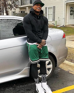 Pantalones cortos de baloncesto de verano BSCI cómodos y duraderos transpirables antibacterianos de secado rápido de talla grande Unisex para uso durante todo el día - Product Image 4