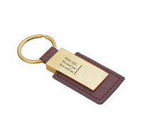 Porte-clés en cuir de qualité supérieure fabriqué en Inde avec impression UV, logo personnalisé, accessoires métalliques pour voitures et motos, prêt à l'exportation