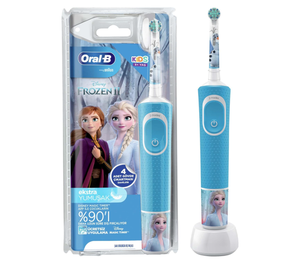 Oral-B D100 Frozen Special Series Brosse à dents rechargeable pour enfants à poils durs - Product Image 3