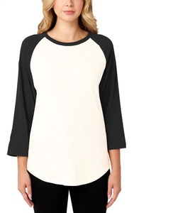 Camiseta informal de manga larga con cuello redondo para mujer, Jersey transpirable de tela de Color sólido para exteriores, todas las estaciones, Bangladesh, EL intermitente - Product Image 5