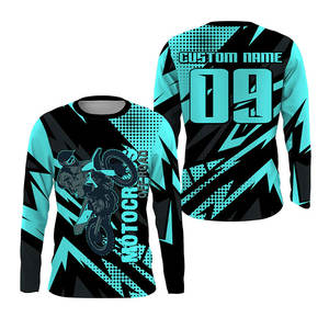 ชุดแข่งรถมอเตอร์ครอสแบบซับลิเมชั่นจากซัพพลายเออร์ OEM ของปากีสถาน สวมใส่สบาย กันลม เหมาะสำหรับการแข่งรถมอเตอร์ครอส ดีเยี่ยมสำหรับการแข่งรถความเร็วสูง - Product Image 1