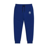Ensemble de survêtement pour homme, veste à capuche zippée et pantalon de jogging en polaire technique, bleu marine, vêtements de sport pour l'entraînement