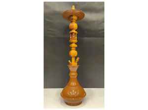 Premium egipcio Mini Oima Hookahs único tallado a mano madera latón corazón venta al por mayor Busniess Mini Shisha y accesorios - Product Image 2