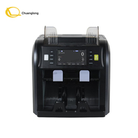 Compteur de billets CIS à deux poches SJ-668 avec impression thermique, fonction de comptage de billets mixtes, batterie en option et reçu de 80 mm