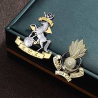 Broche magnétique 3D personnalisée en métal, en alliage de zinc plaqué, avec attache de sécurité pour vêtements, chapeaux et sacs