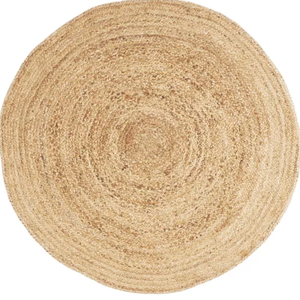 Bon prix tressé à la main tapis de jute rond naturel tapis de sol maison élégante en gros du Vietnam - Product Image 3