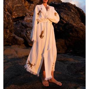 Kimono Largo para Mujer, Elegante, con Frente Abierto, Ideal para Looks en Capas y Atuendos Modernos - Product Image 2