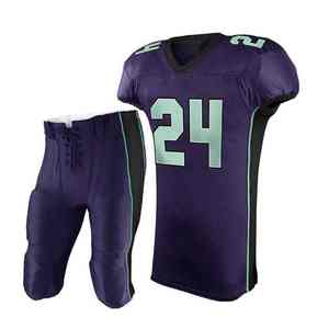 Conjunto de Jersey y pantalón de fútbol americano de sarga de aparejos juveniles de alta calidad al por mayor, uniforme de fútbol americano personalizado, servicio OEM - Product Image 6