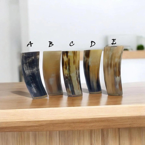 Verre à boire en corne, tasse viking, écologique, de haute qualité - Product Image 5