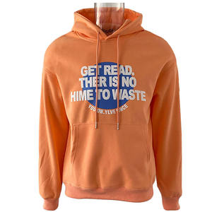 เสื้อฮู้ดผ้าฝ้ายหรือโพลีเอสเตอร์ผสมมีฮู้ดพิมพ์โลโก้หรือเย็บปักถักร้อย - Product Image 1