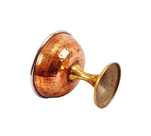 Venta caliente postres fríos calientes pudín servir helado taza tazón con soporte cobre Acero inoxidable vajilla - Product Image 6