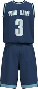 Uniforme de basket-ball unisexe personnalisé professionnel en sublimation, taille plus, respirant, antibactérien, manches courtes, imprimé par transfert thermique - Product Image 3