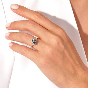 Anillo de Plata de Ley 925 con Piedra Preciosa de Rutilo Negro para Mujer, Estilo Bohemio, Anillo Hecho a Mano de Moda, Regalo para Mamá - Product Image 4