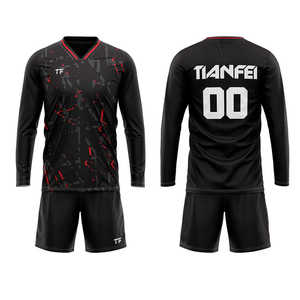 Fabricantes de Ropa Deportiva, Uniforme de Fútbol Personalizado con Impresión Digital, Camiseta de Fútbol de Manga Corta para Hombre, 100% Poliéster - Product Image 1