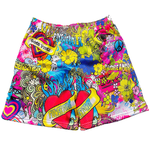 Customizable private label high quality unisex mens mesh shorts manufacturer <b>polyester</b> sublimation custom logo board mesh shorts - Product Image 1