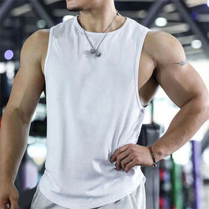Camiseta sin Mangas Deportiva para Hombre, Transpirable, de Secado Rápido, Tejido 3D, para Gimnasio y Fitness, Alta Calidad, Última Llegada, MOQ Bajo - Product Image 5