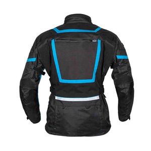 Bleu Noir Heavy Duty Cordura Hiver Moto Vestes Imperméable Logo Personnalisé Deign Sport Hommes Motard Vestes - Product Image 2