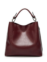 Bolso Bandolera de Cuero Genuino de Grano Completo, Diseño de Cubo, Color Sólido, Vintage y Elegante, con Logotipo Personalizado, Precio de Fábrica al Por Mayor