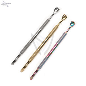 Manicure Stainless Steel <b>Nail</b> Pusher Gel <b>Nail</b> <b>Polish</b> <b>Remover</b> Tools <b>Nail</b> Cuticle Pusher - Product Image 1