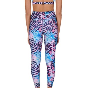 ชุดกางเกงเลคกิ้งสำหรับผู้หญิงชุดเล่นโยคะฟิตเนสเอวสูง - Product Image 5