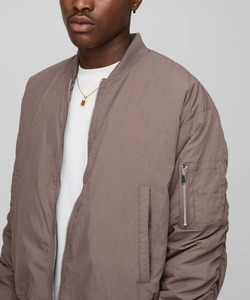 Chaqueta Bomber Impermeable Ligera con Cremallera Completa para Hombre, Estilo Universitario, Satinada, Cortavientos, para Senderismo, Ciclismo y Montaña - Product Image 5