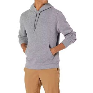 Casual Winter <b>Hoodies</b> <b>Mens</b> Pullover Unisex Bulk Plus Size <b>Fleece</b> Plain Dyed Pocket Sweatshirts - Product Image 1