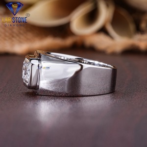 3,01 TDW Anillo de oro blanco con diamantes de corte radiante de Lab-Stone/Irradiate Elegance, Shine Bright/Color a la hora de hacer el pedido - Product Image 3