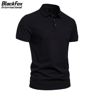 เสื้อแขนสั้นสีพื้นสำหรับเสื้อสไตล์กระดุมผ้าถักเป็นมิตรกับสิ่งแวดล้อมระบายอากาศได้ดีสวมใส่สบาย - Product Image 5