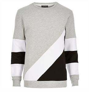 Sweat-shirt en molleton d'hiver surdimensionné à col rond personnalisé en gros pour hommes, coton biologique lourd, motif uni, OEM - Product Image 3