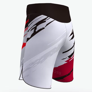 Shorts de MMA pour hommes de haute qualité, design personnalisé, toile, cordon de serrage, respirant, imperméable, polyester/coton, arts martiaux - Product Image 2